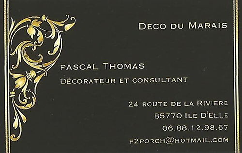 Carte de Visite Pscal Thomas